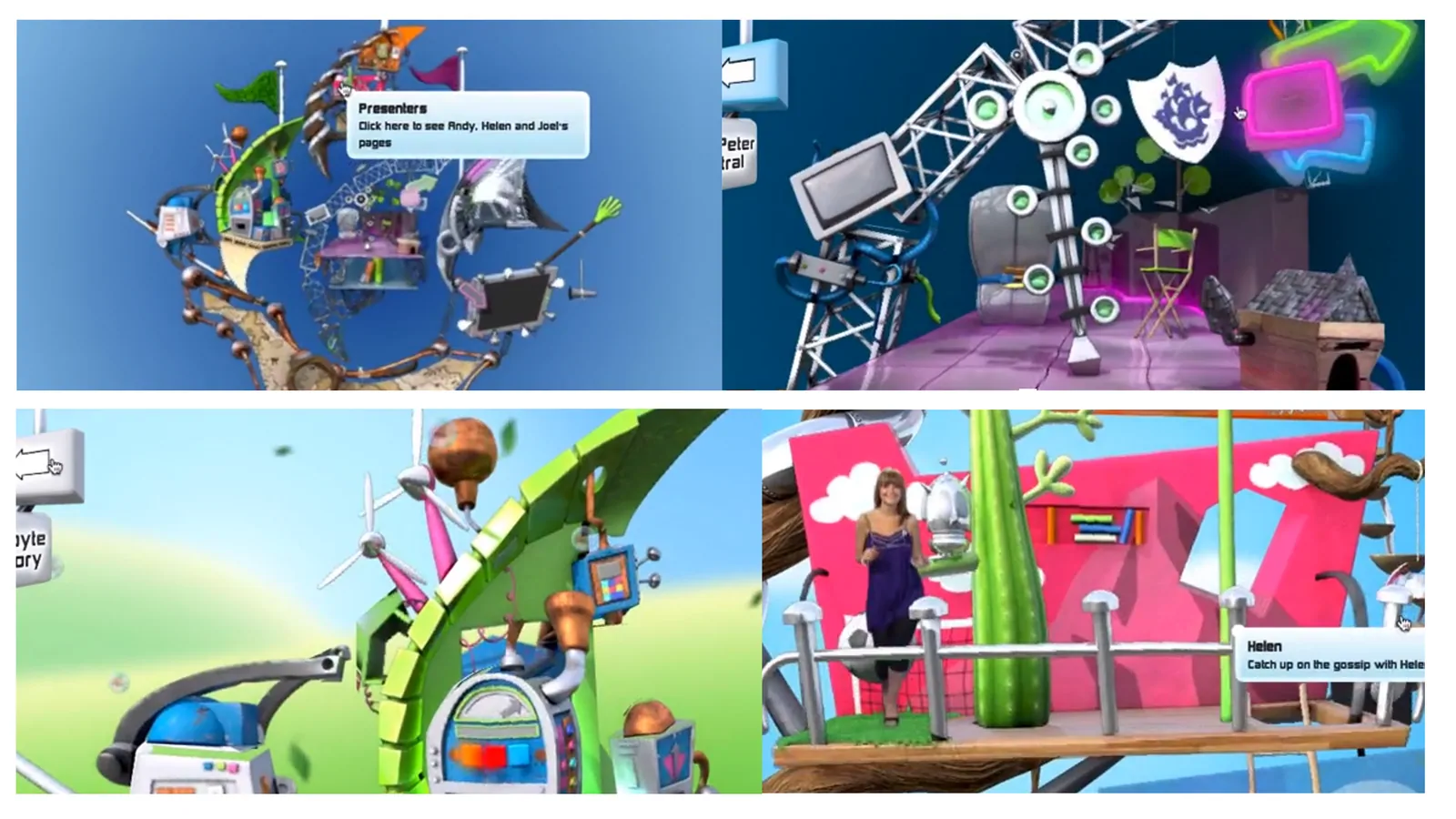 Blue Peter - Microsite / custom 3D Engine